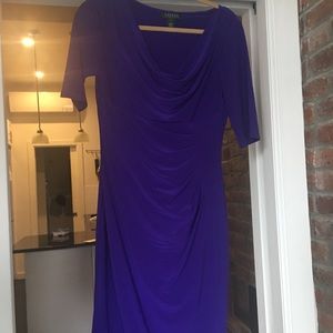 Ralph Lauren cowl neck dress